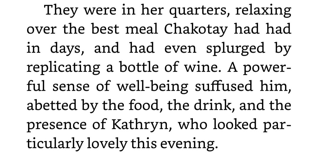megsmamma's tweet photo. I know we all rightly worship at the feet of Kirsten Beyer, but let's all take a moment to remember this little passage in Pathways, written by Jeri Taylor, so it's like, you know, canon. π
#JCdeservedbetter
#JCshipper #StarTrekVoyager
Pics from https://t.co/REK4KTmWxC https://t.co/fPsp7SN1Ef