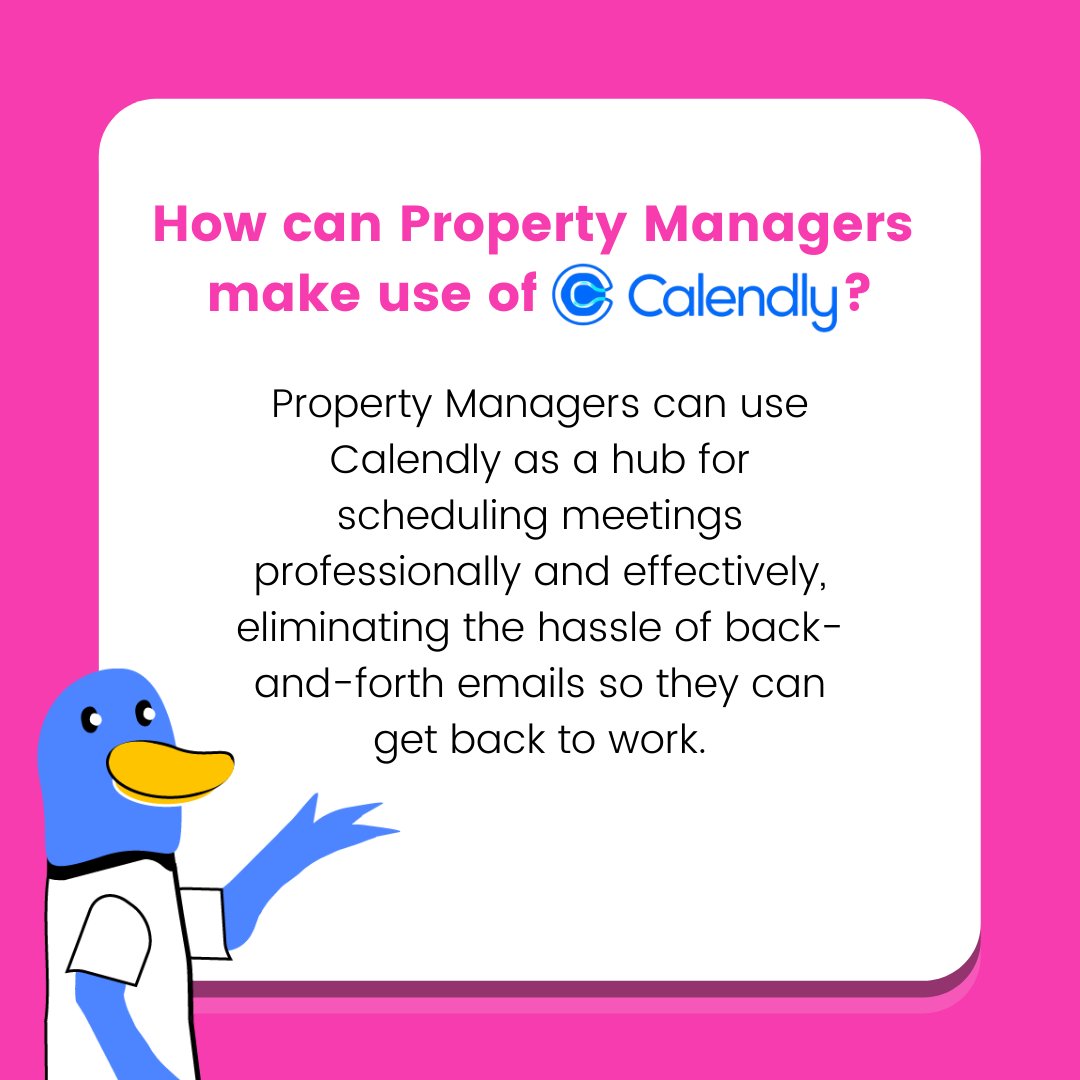 Take a look at this week’s Property Manager tool: Calendly! 
#propertymanagement
