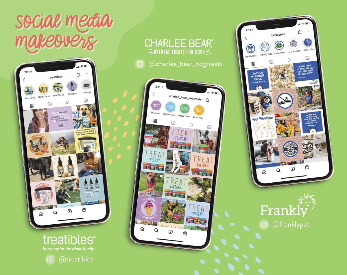 Does your #socialmedia need a makeover? A cohesive grid is 🔑 to nailing your first impression. 1-3, which of these grid styles is your favorite? ⁠ 🌟⁠⁠⁠ #instagram #branding