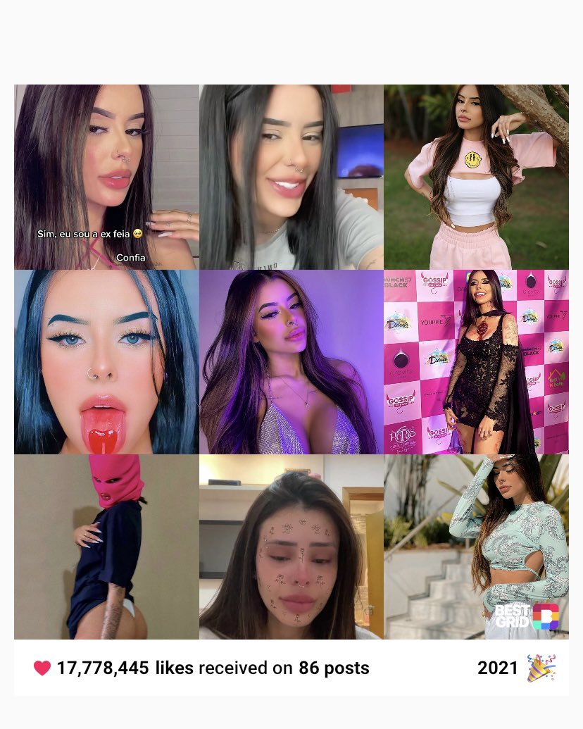 AccessMah's tweet photo. É ELA!!!
Em 2021, a Mah acumulou mais de 17 milhões de curtidas em 86 posts! https://t.co/T1v7bnbYW3