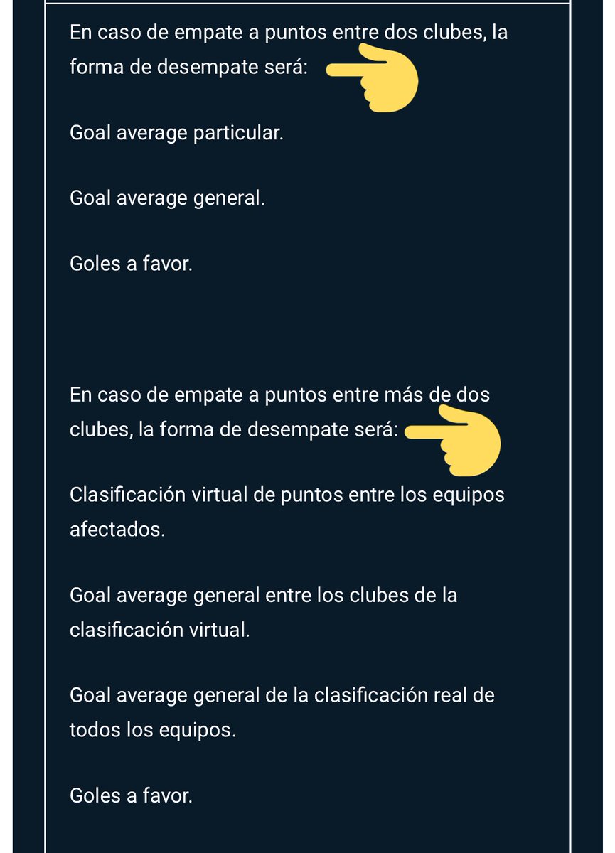 VLG_pro's tweet photo. Recordamos que en caso de empate entre 2 o más equipos se aplicará la siguiente normativa 

Cualquier duda o consulta por privado,gracias.

   👇🏼👇🏼👇🏼👇🏼👇🏼👇🏼👇🏼👇🏼👇🏼👇🏼👇🏼

#VLGisBack 
#Xbox20  
#FIFA22 https://t.co/DMAwUsmuTP