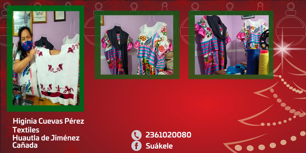 SEBIENTI_GobOax's tweet photo. Conoce a el y las maestras artesanas de textiles del Istmo de Tehuantepec y la Cañada.
#ConsumeLocal

📌 Margarita Barrera López
☎️9712626366
📌 Didier Zacarías Pineda
☎️9721079469
📌 Higinia Cuevas Pérez
☎️2361020080
🌐https://t.co/FAuMVf1S5k
@alejandromurat @RVasconcelosM https://t.co/UPARO39C6u