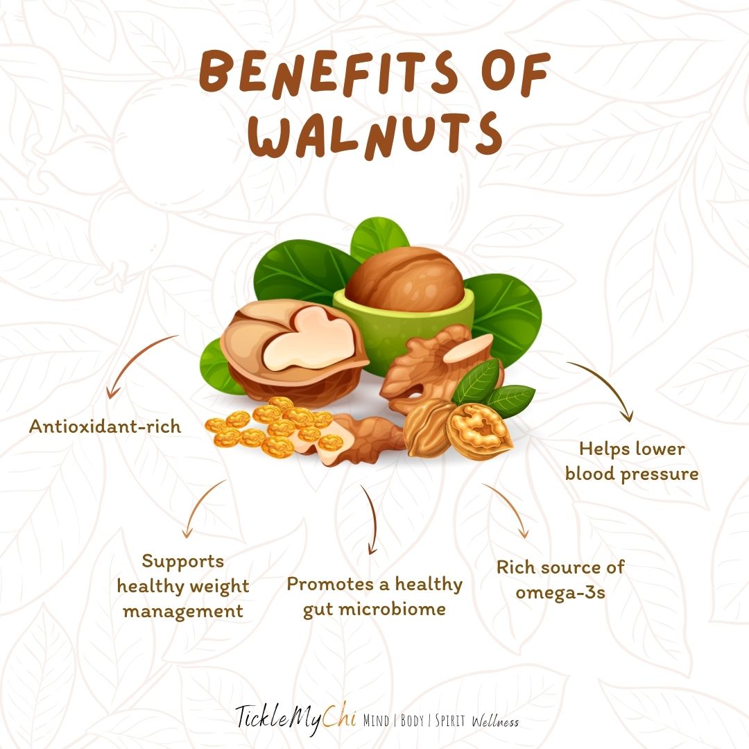 #Walnuts are filled with nutrients and a rich source of #protein, #antioxidants, #fiber, #Bvitamins and #omega3s.