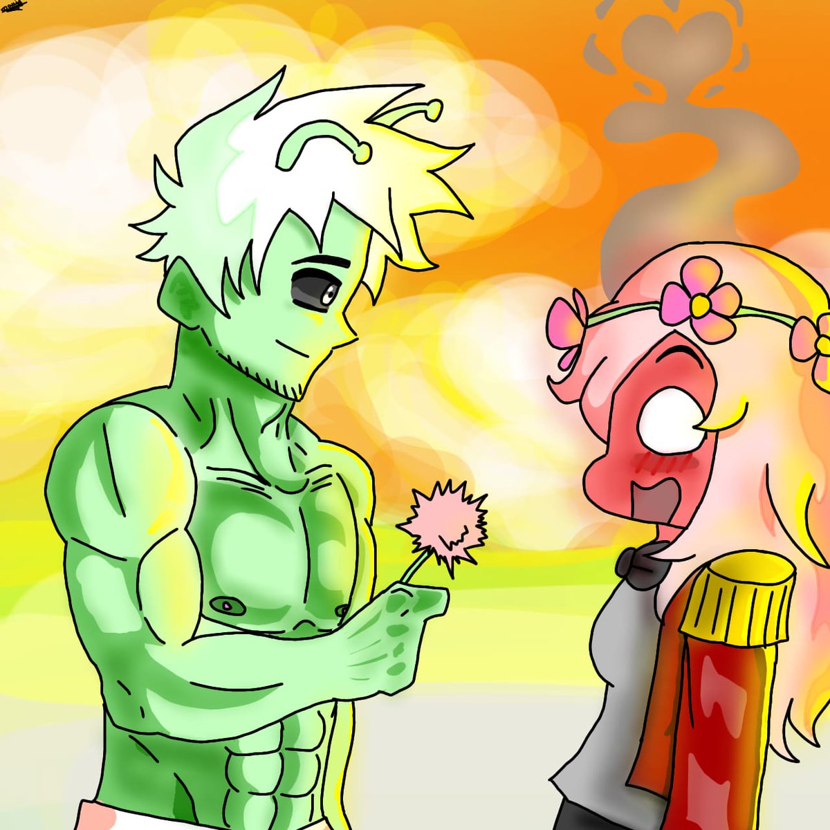 YeyBG9's tweet photo. @LakshartNia Me encanta el #NiCry son muy tiernos. 💚🌸👽💜 https://t.co/p0DaMJaPFb