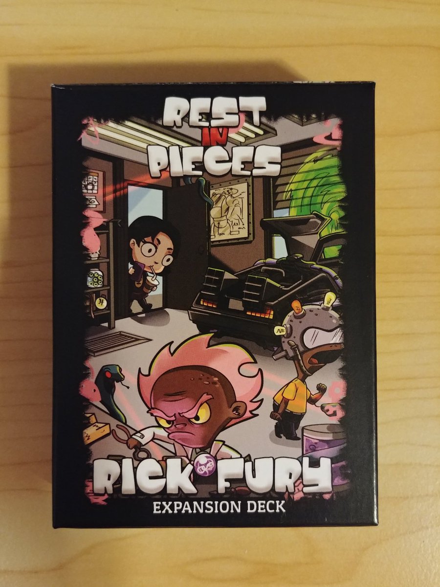 BozShulun's tweet image. Just received my copy of the expansion deck that I wrote for @IG_Pete 's Rest in Pieces. Super grateful for the opportunity and proud of how it turned out.