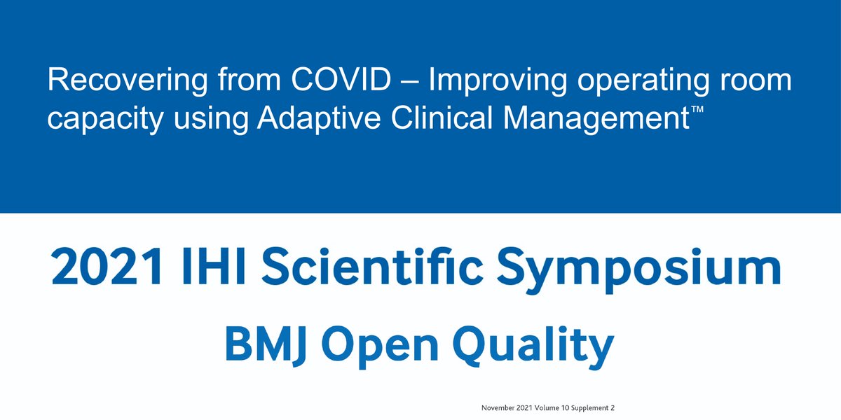 An OR team used AdaptX to increase surgical volume by 25% without adding staff! Peer-reviewed research demonstrates that our Adaptive Clinical Management solution empowers clinicians to transform care.

See the BMJ report from <a href="/TheIHI/">Institute for Healthcare Improvement (IHI)</a> Scientific Symposium: bit.ly/3miuGO8