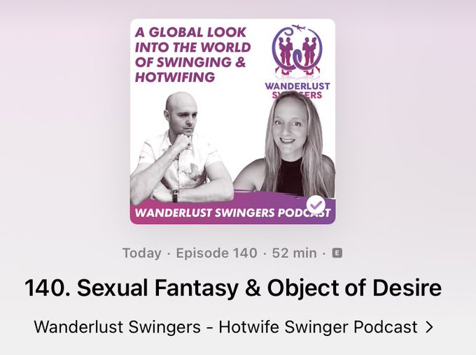 New Episode 

In this episode Cate shares a new sexual fantasy with Darrell & we talk about what makes