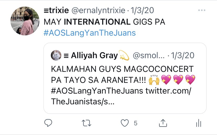 ernalyntrixie's tweet photo. FINALLY 🥺 INTERNATIONAL NA !!!  

SO PROUD OF YOU 💗
@TheJuans_BAND @ChaelAdriano @carlguevarra09 @JapsMendoza @rjscruz_ @josh_coronel @TheJuanistas https://t.co/MO99AZ47Zo
