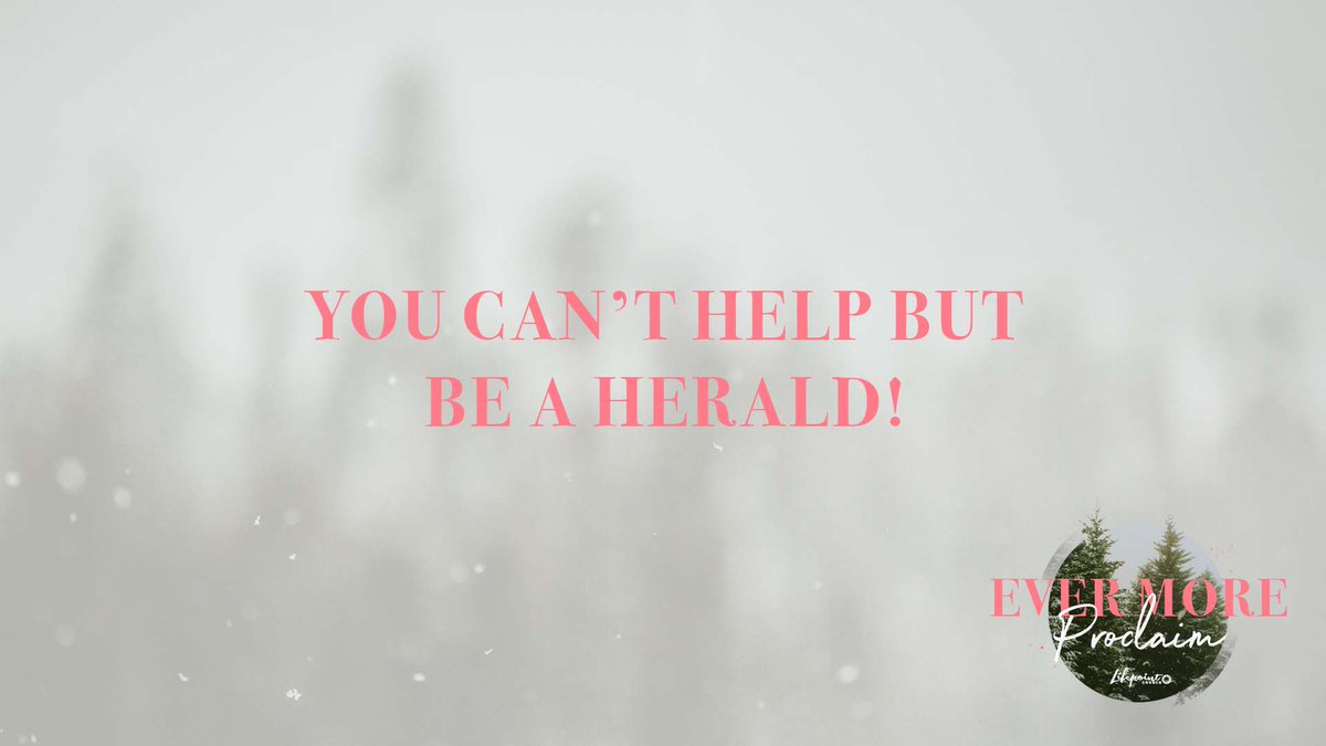 LP_Westerville's tweet photo. What you herald will reveal your heart. Check out Sunday’s message here: https://t.co/eoH6Jnf5Zl #LifepointOhio #LP_EverMoreProclaim https://t.co/GX3gVdN0WE