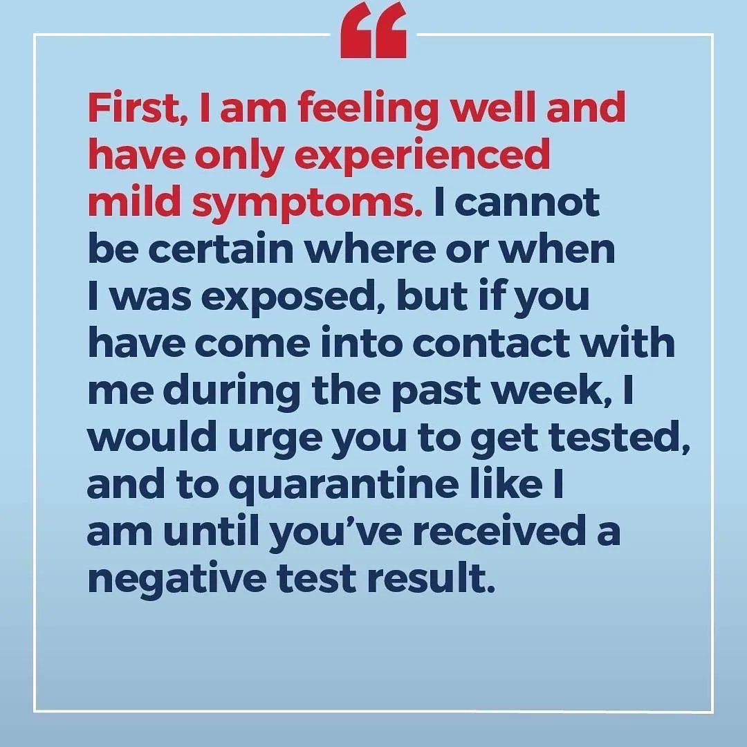 andreforatlanta's tweet photo. Today I tested positive for COVID-19 with a rapid test. I am feeling well and have mild symptoms. Please be smart about your holiday plans. Get tested. Wear masks. And get vaccinated. I’ll be back out in the city as soon as I can. Stay safe this holiday season! https://t.co/SClRYb3pBl