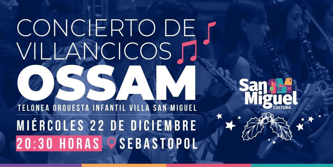 orquestaossam's tweet photo. No se olvide de asistir a nuestro concierto navideño! Junto con @Muni_San_Miguel @corposanmiguel @erikamartinez_o https://t.co/pcnKJOgk74