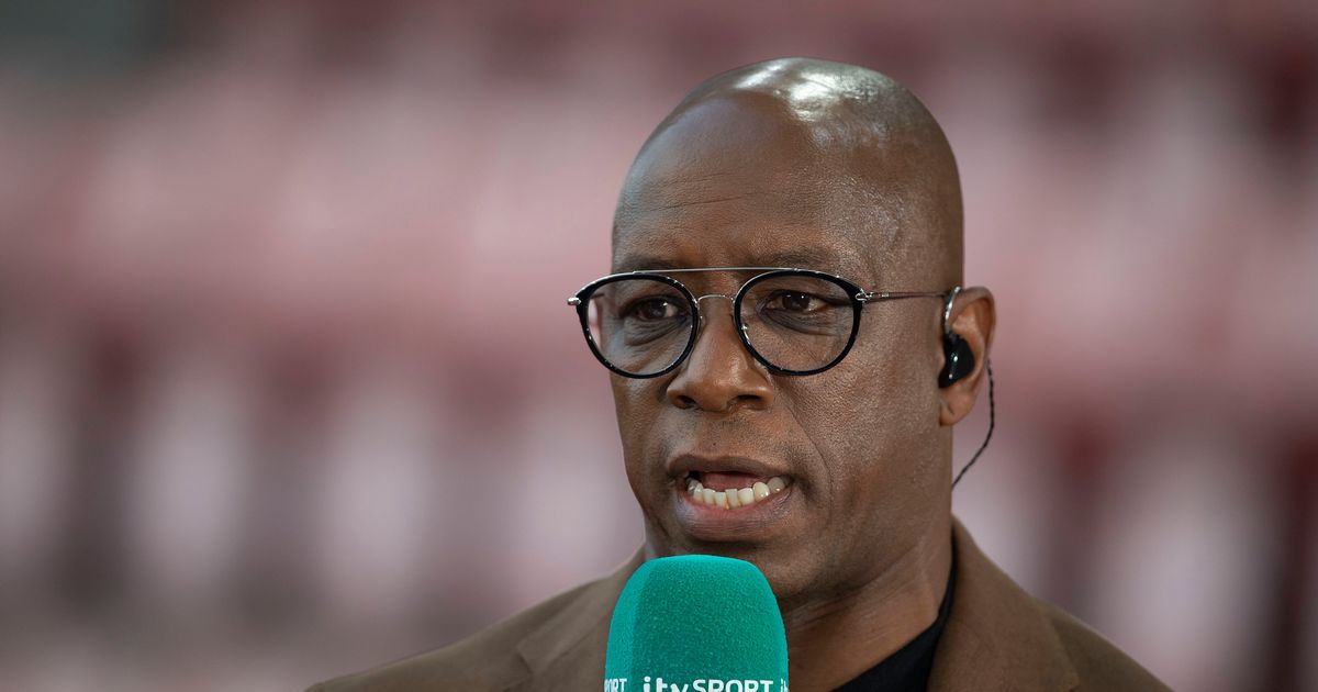 MfsDeez's tweet photo. Ian Wright demands apology from Sky Sports reporter after Takehiro Tomiyasu comments https://t.co/Fc4uKoOZx2 https://t.co/jtaDAK3ZOx