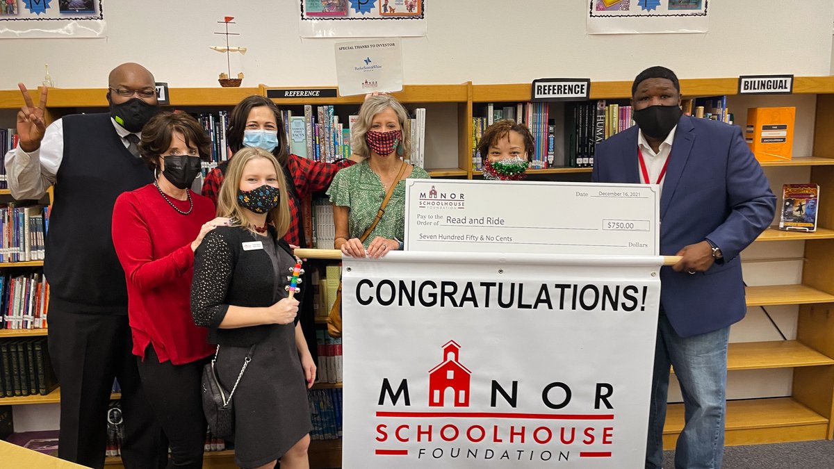 Thanks to generous <a href="/FoundationManor/">Manor Schoolhouse Foundation</a> Sponsors: <a href="/ADMGroup2100/">ADM Group</a>, <a href="/Walmart/">Walmart</a>, @hellasconstruct, <a href="/ChristTGAustin/">ChristTogetherAustin</a>, <a href="/bswhealth/">Baylor Scott & White Health</a>, the following <a href="/DeckerMiddle/">Decker Middle School</a> educators were awarded Manor Innovator Grants: Michele Poenisch, Ruth Hernandez, Brandon Rivera, Maegan Kirby, &amp; Erika Lin. #ManorISD