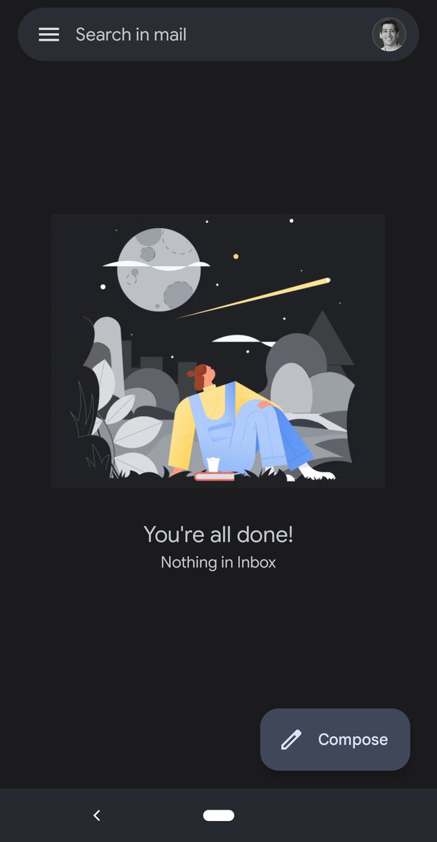Legitimately no better feeling in the world than getting to inbox zero for the first in 2021 right before break. Please, no more emails until 2022.