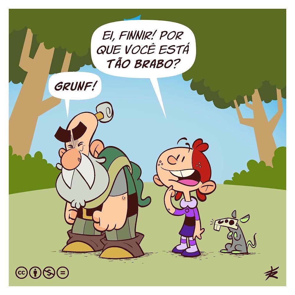 coraefinnir's tweet photo. Ora, vejam só… mais uma tirinha da Cora e Finnir! Pena que o Finnir está morrendo de raiva. https://t.co/wxlh026E9X Passa lá! #tirinha #ilustração #comics #raiva #emoção #humor https://t.co/xTT442v1ZK