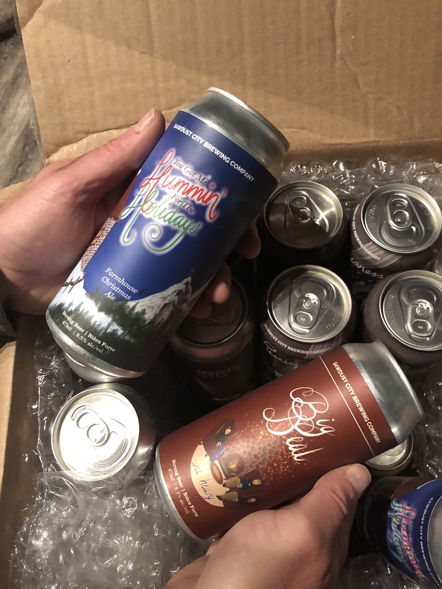 BrewBoss2's tweet photo. Christmas came early for @BreweryBill    Thanks @sawdustcitybeer for the delivery to the Bruce Peninsula! https://t.co/5Lhpbmxyu3
