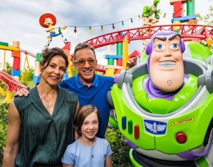 tim allen and family walt disney world buzz lightyear