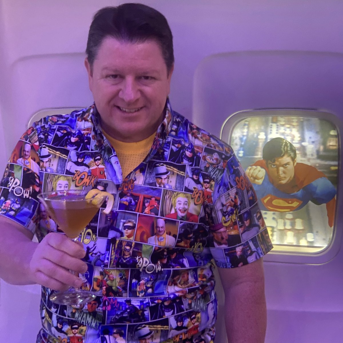 gomarkfullerton's tweet photo. First Class fun at Bouschet! #psair (Big thanks to @WallyWingert for making this Batshirt a reality!) https://t.co/L1KLygkPal