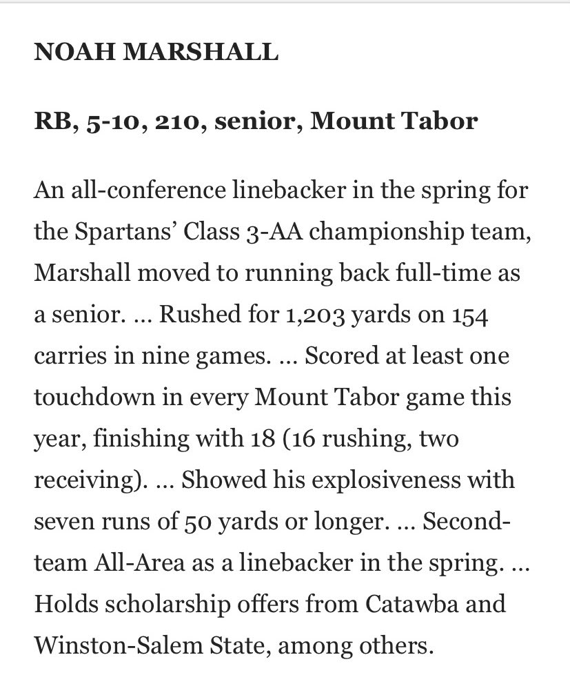 2nd all area 🙏🏽 <a href="/TaborFootball/">Mount Tabor Football</a>