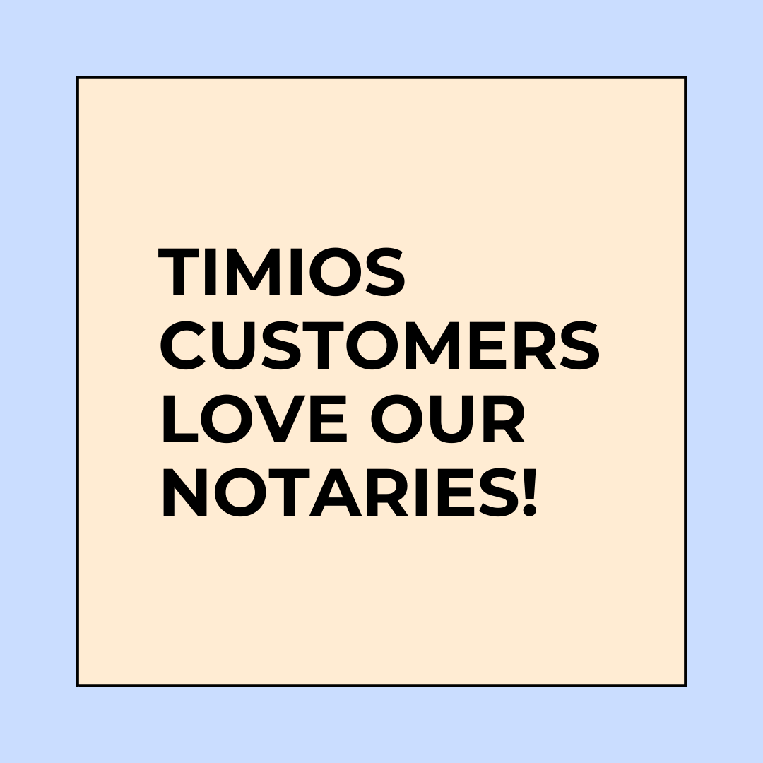 TimiosInc's tweet photo. Our customers love the Timios notaries. A big thank you for doing an awesome job!
$IDEX #notaryknowhow #housingmarket https://t.co/AjdrVUwgYs