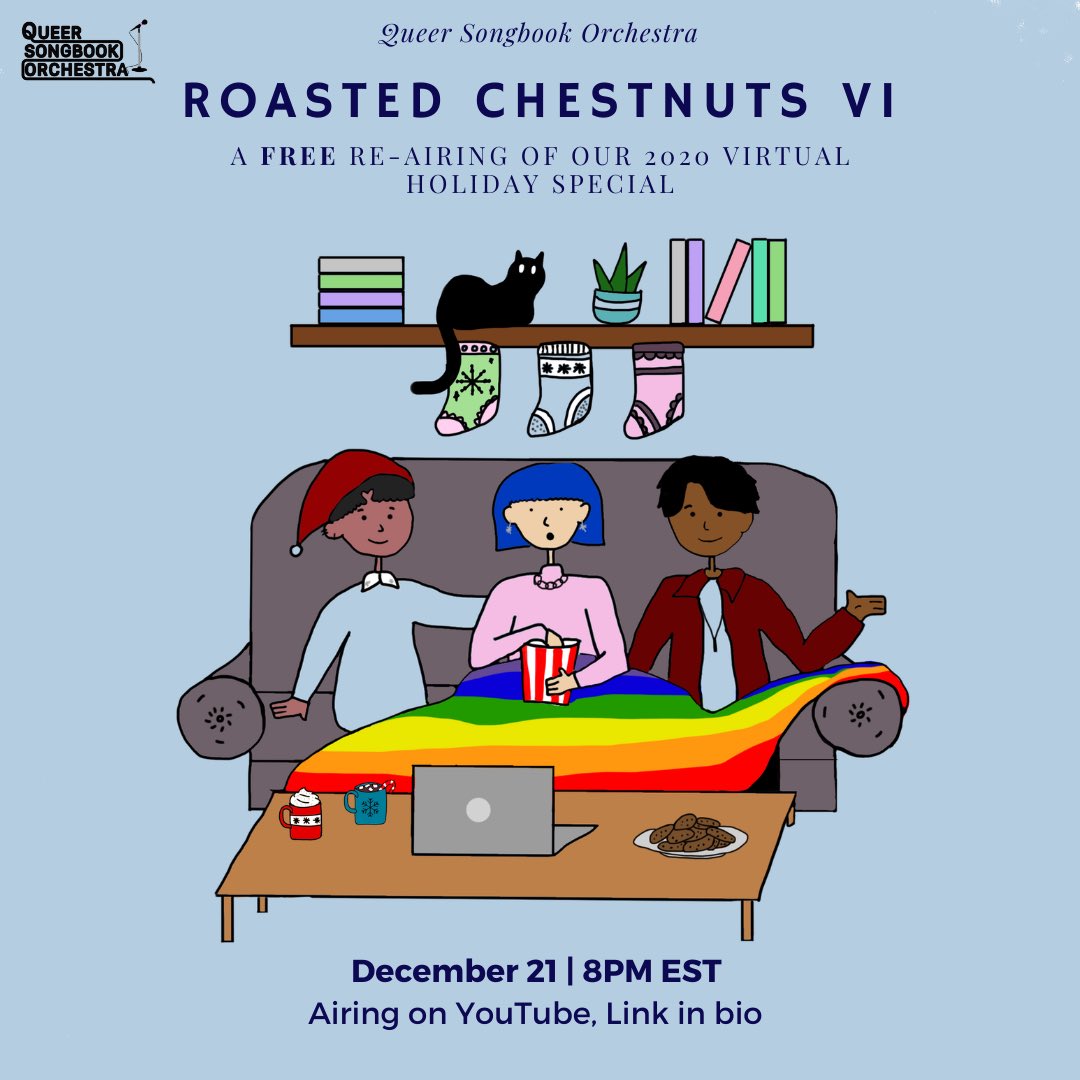 We're doing our best to adapt to the changes, and in lieu of any live performance we will be re-airing our virtual special from last year. This is a FREE broadcast, just a little something we can offer the community during these challenging days. Link in bio, 8pm EST Dec 21.