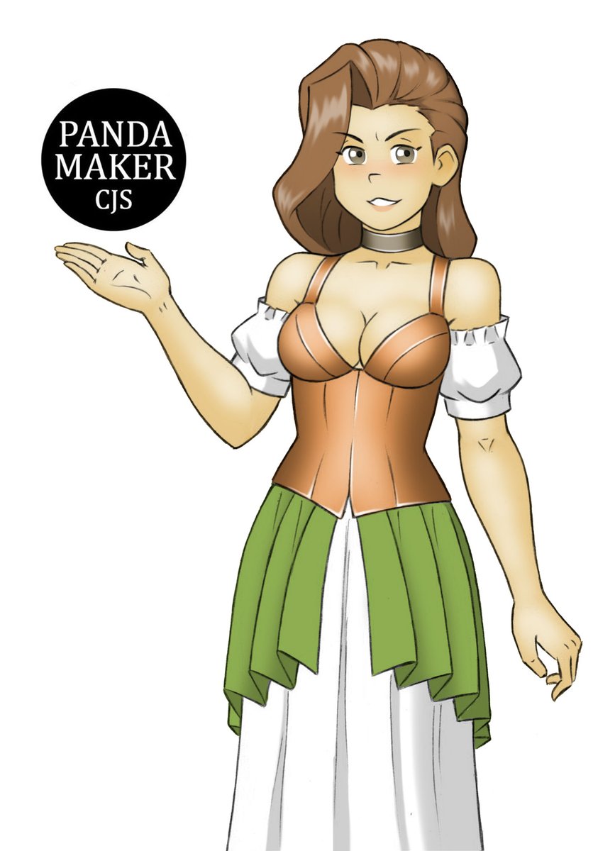 pandamakercjs's tweet photo. Hola amigos, les muestro el diseño de camarera de mi oc Koralet.
#pandamaker #pandamakercjs #cjs #koralet #lasendadeldragon https://t.co/y5VV4KLLdj