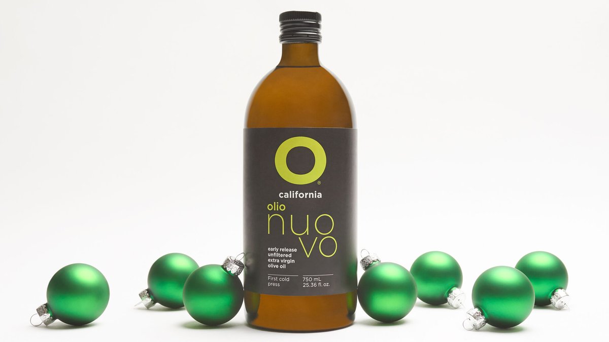 Happy holidays from the freshest to the best-est! All of us at O wish you and yours a healthy and happy holiday. If you haven’t heard, our freshly-pressed extra virgin olive oil is still available (but going fast) — you won’t want to miss out! 
ooliveoil.com/o-olio-nuovo
#olionuovo