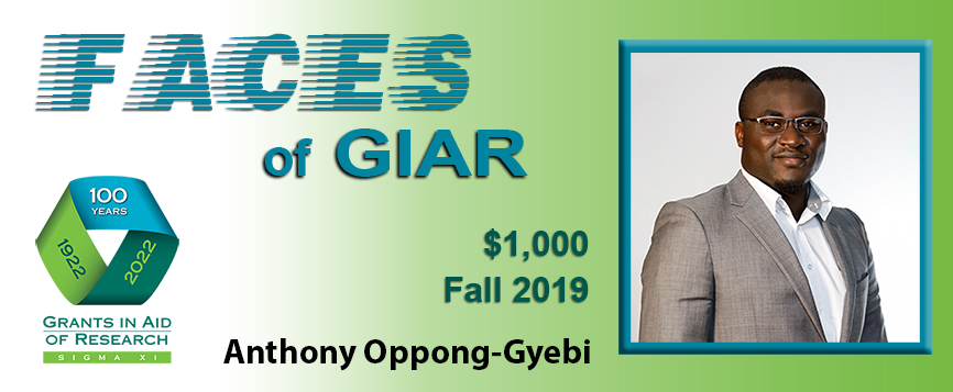 SigmaXiSociety's tweet photo. #FACESofGIAR - Catching up with Anthony Oppong-Gyebi, who received a Grants in Aid of Research award as a PhD student in 2019. Hear about the impact it had on his ascending career as a #neuroscience researcher: https://t.co/lbjkYV3CI7

#GIAR100 #STEMstudents #researchgrants https://t.co/go8zxXxCB5