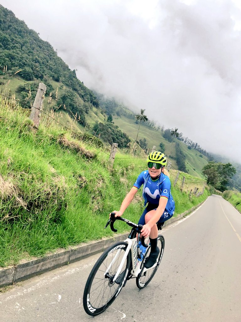 AvVleuten's tweet photo. Spending my last days in Filandia/Salento at Casa du Vélo. Perfect place to end this trip. Recovery ride today to the Valle de Cocora with the hotel owner Juan &amp; friends. Still amazed by the huge wax palm trees. 😍 https://t.co/50eTUrpiux