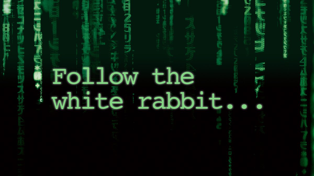 We've had our eye on you for quite some time. We're going to need you to  come with us. Find the white rabbit and you'll find an exclusive sneak peak  of The, image size:1200x675