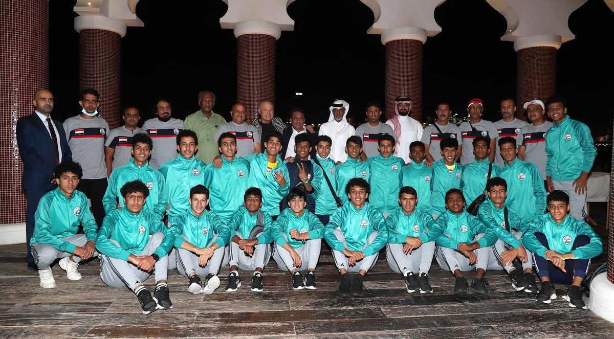 Yemenfa's tweet photo. صور من مأبة العشاء التي اقامها الاتحاد القطري على شرف منتخبنا الوطني للناشئين 
التفاصيل في الرابط المرفق
https://t.co/m5aWJKOhry https://t.co/1TH39RFlzJ