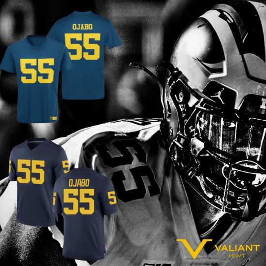 Unfortunately, I cannot profit off of my NIL because I am an international student. Even though I will not be compensated, I truly love &amp; appreciate the Michigan fanbase so I am excited to share that my jersey &amp; jersey tees are available at valiantuofm.com