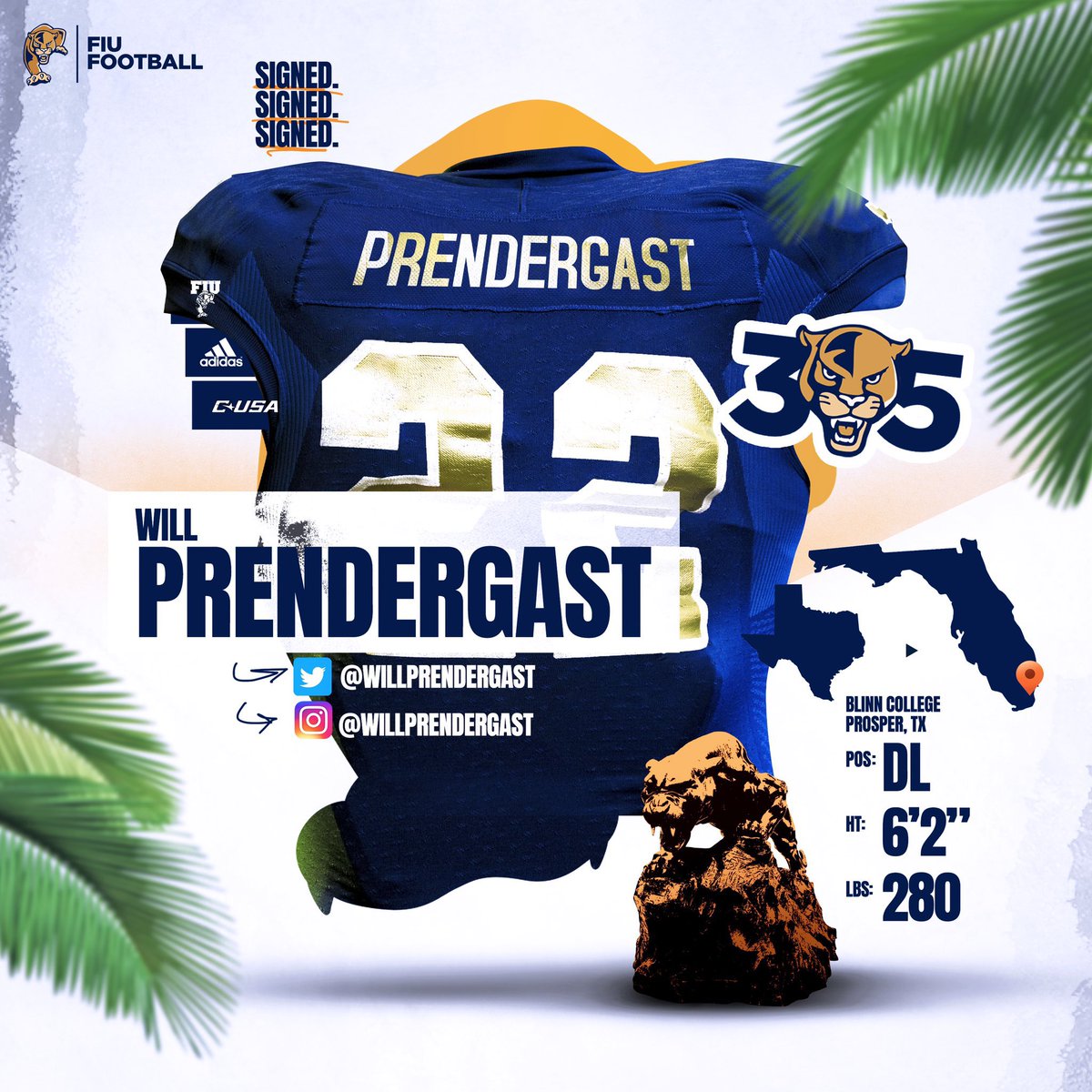 Excited to announce my commitment to Florida International!