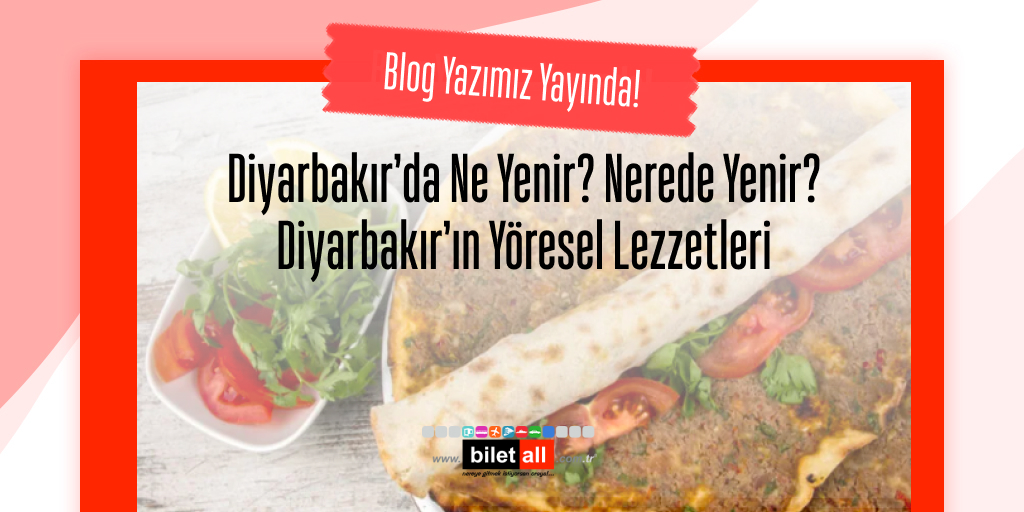 Doğu'nun Parisi lakabıyla anılan ve bunun hakını veren Diyarbakır'ın her köşesi ayrı bir kültür, ayrı bir tarih.😍 Derin bir kültürle iç içe olan Diyarbakır'ın yemekleri de o kadar zengin.🥰 Diyarbakır'da ne, nerede yeni Biletall'da!❤️

⬇

blog.biletall.com/diyarbakirda-n…

#Diyarbakır