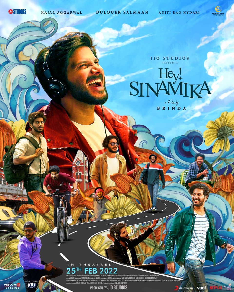 VidhuDq's tweet photo. The wait is over, Presenting the super colourful FIRST LOOK😍. Yours truly as Yaazhan in #HeySinamika

Film to hit big screens on Feb 25, 2022 

#DQ33FirstLook #DQ33

@aditiraohydari 
@dulQuer https://t.co/NzKYAL0f5N https://t.co/bHMHPxDoj7