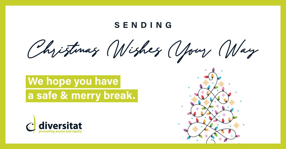 Christmas wishes from all of us at Diversitat