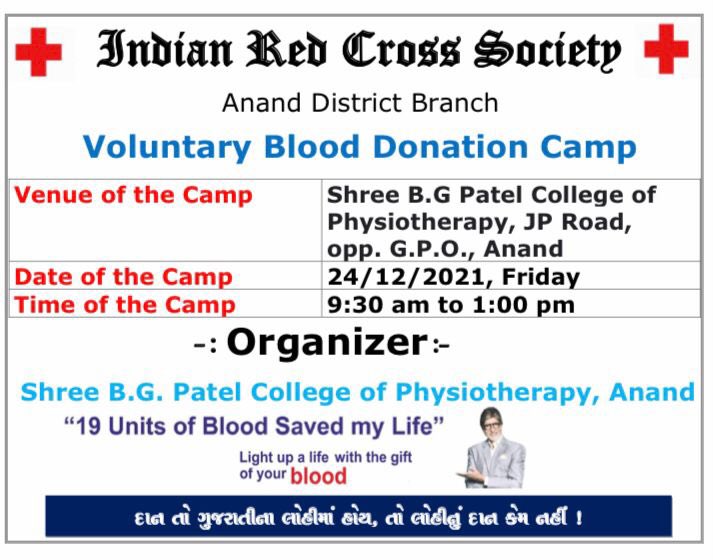 sbgpcopa's tweet photo. @spunivgujarat @GGPA17 @patel_sarthak @sandeshnews 
#BloodDonation https://t.co/LHaypEY2PI