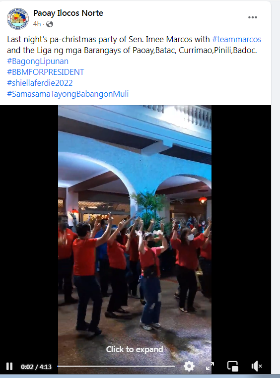 TitoTok88's tweet photo. So kung last night ito meaning Dec. 20, 2021 sila nagparty-party #NoToDuterteMarcos2022 #NeverAgain #DefeatTheMADEinHell
https://t.co/HOYKk7dR41 https://t.co/HlNIN8W6N3