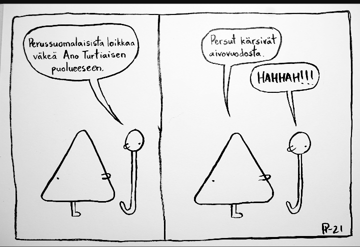 pampijarotsi's tweet photo. #vkk #perussuomalaiset #anoturtiainen #persut #aivovuoto #loikkaus #pämpijarotsi https://t.co/UOLj8uPDMu