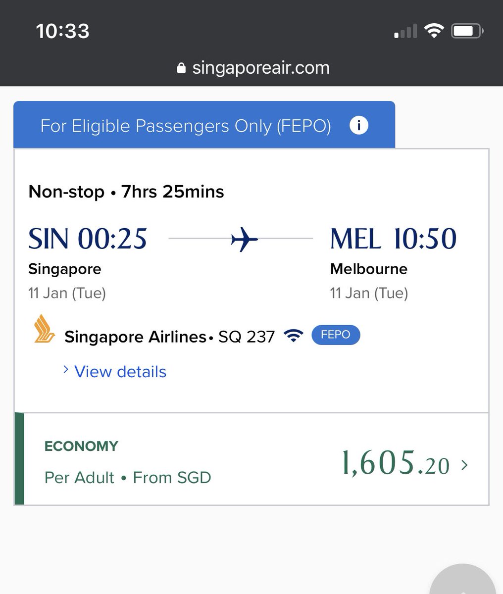 <a href="/SingaporeAir/">Singapore Airlines</a> Any reason why I have got an email from you saying my flight SQ237 has been cancelled? But I can see the same flight on your website available to book.
Any in the email you say that you will respond to my rebooking request in 15 days. That’s absurd!