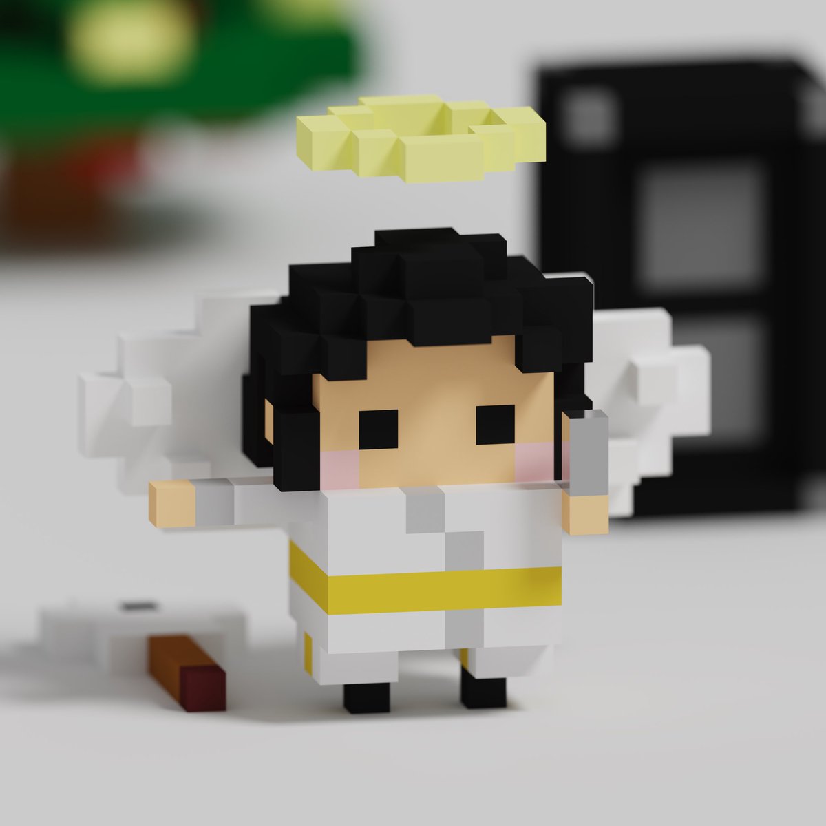 piperdk_art's tweet photo. Weihnachtsengel #21 „Elvis“ #nftart #voxel #pixelart #Weihnachten @piperdk_art https://t.co/Dg5TgkQGz8 #nft https://t.co/PSP1GnpWGl