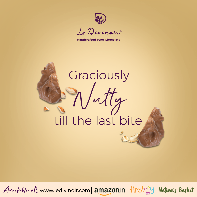LeDivinoir's tweet photo. Chocolates and nuts are a match made in heaven. We celebrate this exuberant marriage by dipping premium Californian almonds and the finest cashews in our handcrafted pure chocolate to create a striking and memorable treat for all chocolate connoisseurs.

#ledivinoir #madewithlove https://t.co/tuIDhu6D1M