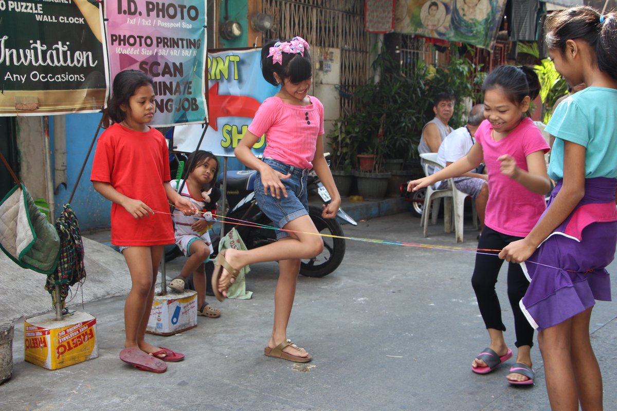 CBRglobalnet's tweet photo. 13-year old Aisha with Cerebral Palsy, is seen happily playing with her friends in her neighborhood in Philippines, where she is fully accepted, thanks to Awareness Sessions held in the community by Liliane Foundation's Local Partner Organization in cooperation with the barangay. https://t.co/8KoGZpUSyE