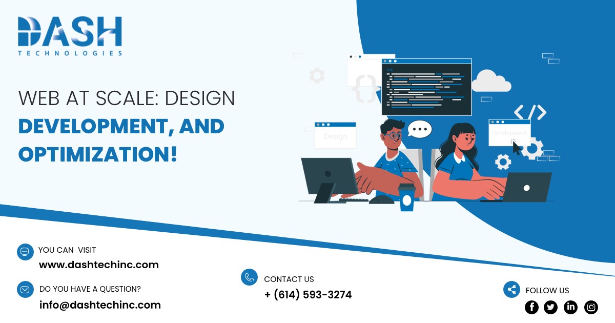 dashtechinc's tweet image. Web at Scale: Design, Development, and Optimization!
A strong base of more than 11 years in the field of website designing and development services made us one of the best development companies.
Read More:- bit.ly/2XKzMZX
#WebsiteDevelopment #EnterpriseWebDevelopment
