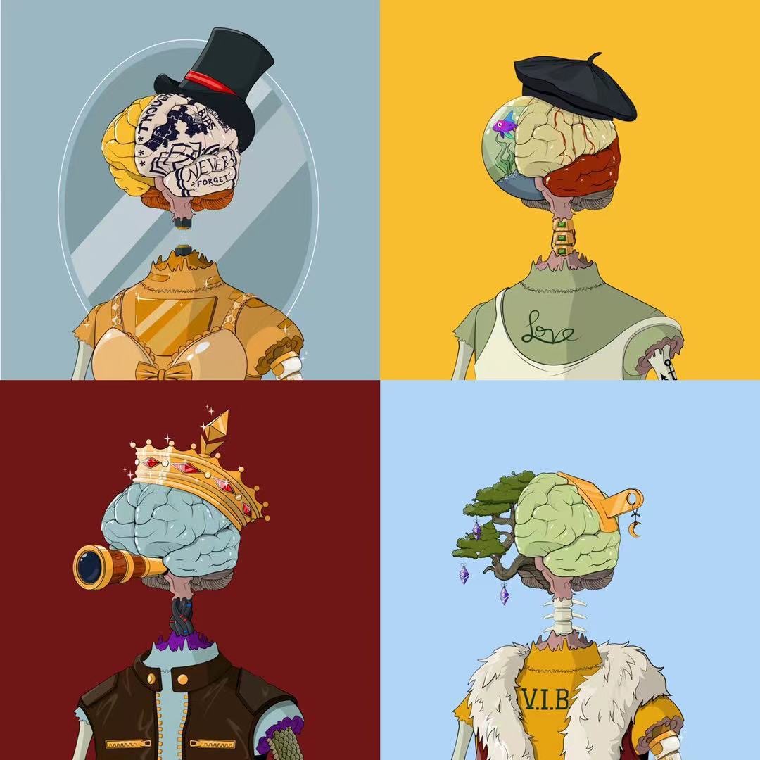IgnisFatuus_NFT's tweet photo. @goldenebrowntv @Brainoids_nft is launching its presale today!! 😍💯
Do check it out !!! https://t.co/yU1nxXMFHR