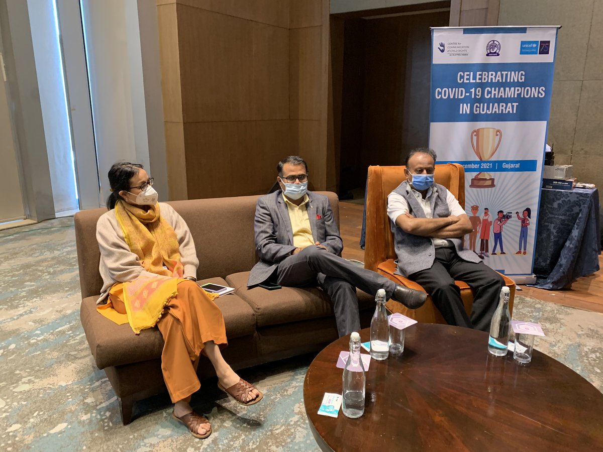 CCCRPDEU's tweet photo. Workshop with @AIR_Ahmedabad on celebrating #covid champions @UNICEFIndia #Unite2FightCorona #cccrpdeu https://t.co/UwWOiNYZLF