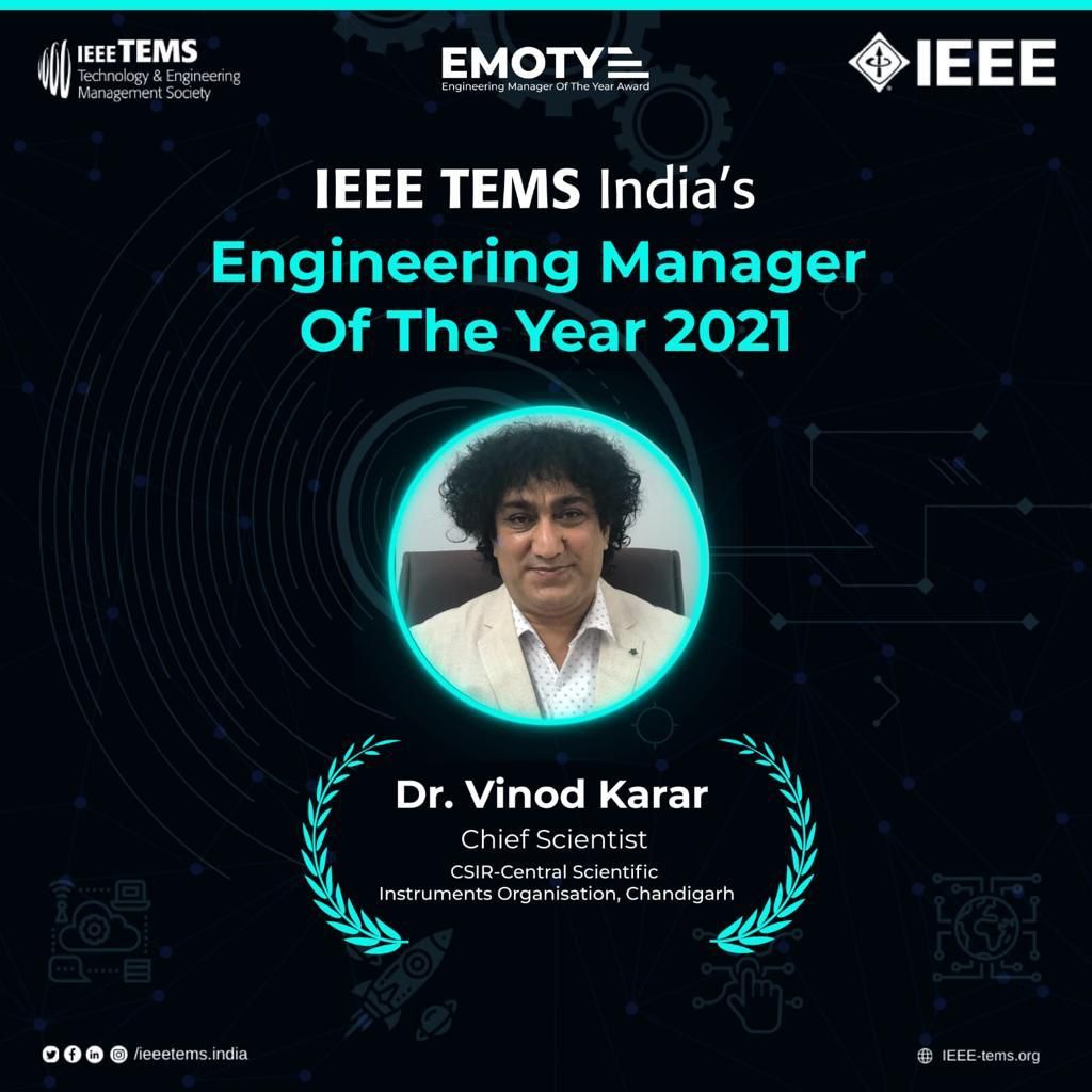 Congratulations <a href="/VinodKarar/">Vinod Karar</a> for your wonderful achievement. Team <a href="/ChandigarhVibha/">Vibha_Chandigarh</a> Congratulate you. 
Proud day for <a href="/Vibha_India/">Vijnana Bharati</a> that member from <a href="/ChandigarhVibha/">Vibha_Chandigarh</a> begged this achievement. 
<a href="/haryana_vibha/">Vigyan Bharati, Haryana 🇮🇳</a> <a href="/vibhaawadh/">Vigyan Bharti Uttar Pradesh</a> <a href="/ViBhaVidarbha/">Vidhnyan Bharti Vidarbha</a> <a href="/vibha_telangana/">VignanaTelangana</a> <a href="/CSIR_CSIO/">CSIR-CSIO</a>