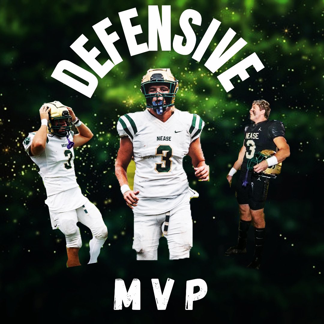 Back to back defensive MVP’s! Means more this year to do it on a defense that only allowed 13 ppg. Couldn’t of done it without the big guys up front!