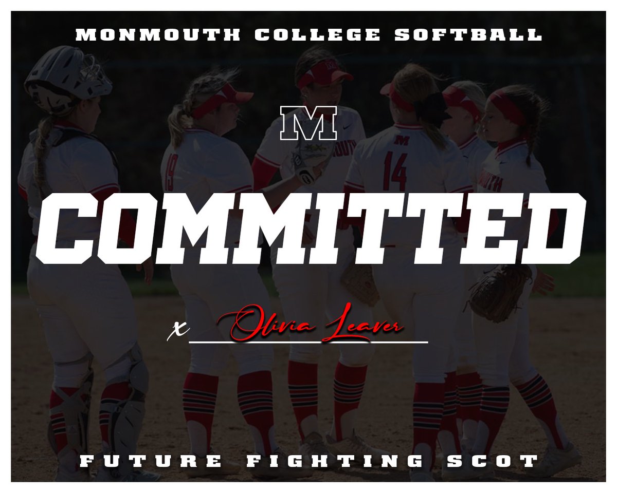 leaver_olivia's tweet photo. It's official! Could not ask for a better gift this Christmas ♥️ So excited and very grateful to be a Fighting Scot! #RollScots 
@SBCoachAlexa @ScotsSoftball @MonmouthCollege https://t.co/H9pQtW49Qm