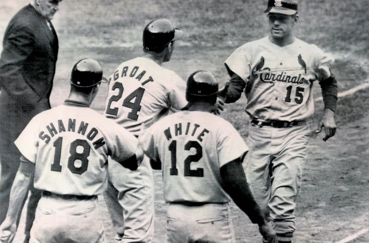 Baseball1960s's tweet photo. 1960s Baseball Player of the Day: catcher Tim McCarver https://t.co/EBxYhz5a2K   #Cardinals https://t.co/6KNHHqs21e